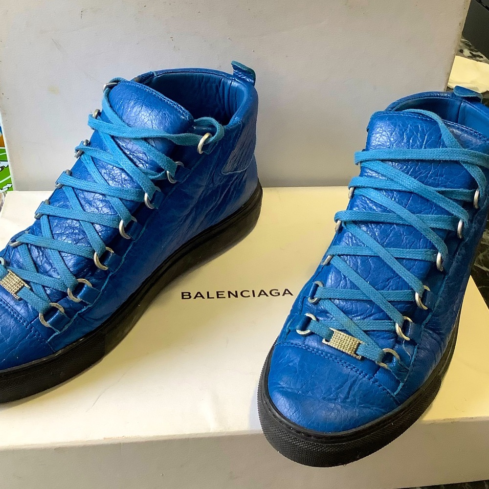 Royal Blue Balenciagas